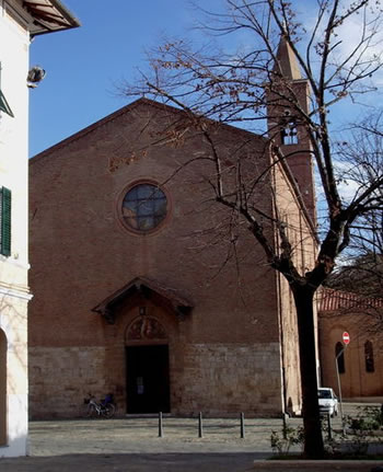 Facciata della chiesa di S. Francesco a Grosseto