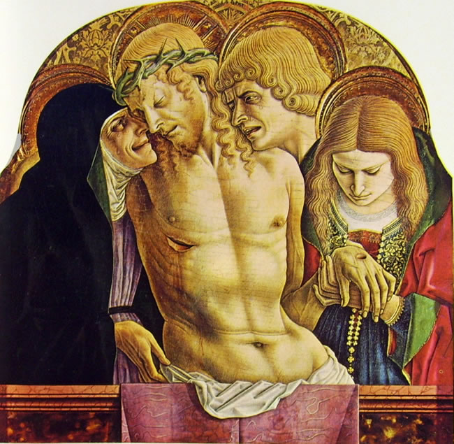 Carlo Crivelli: Polittico del duomo di Ascoli - Pietà