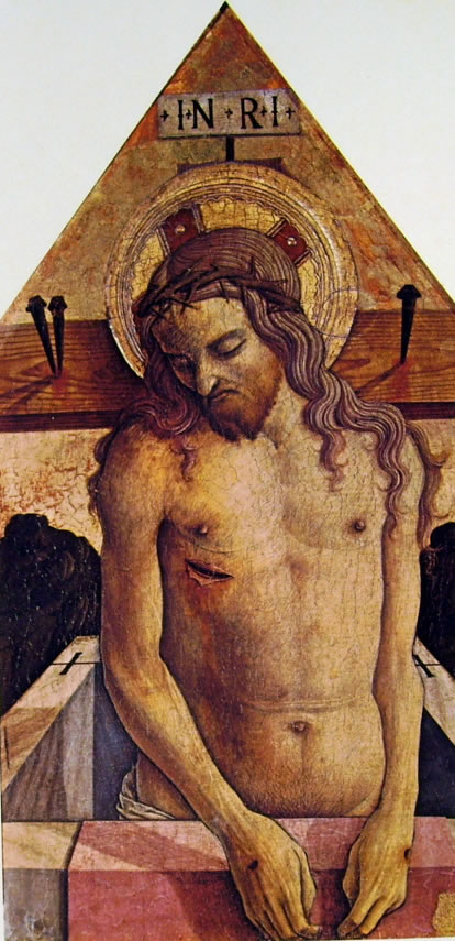 Carlo Crivelli: Polittico di Massa Fermana - La Pietà