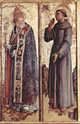 Santi Silvestro e Francesco, 105 x 34 cm.