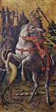 San Giorgio e il drago, 90 x 46 c.., Isabella Stewart Gardner Museum.