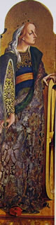 Santi Caterina a d'Alessandria e Pietro (registro centrale)