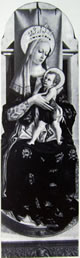 Madonna col Bambino in trono, 180 x 65 cm