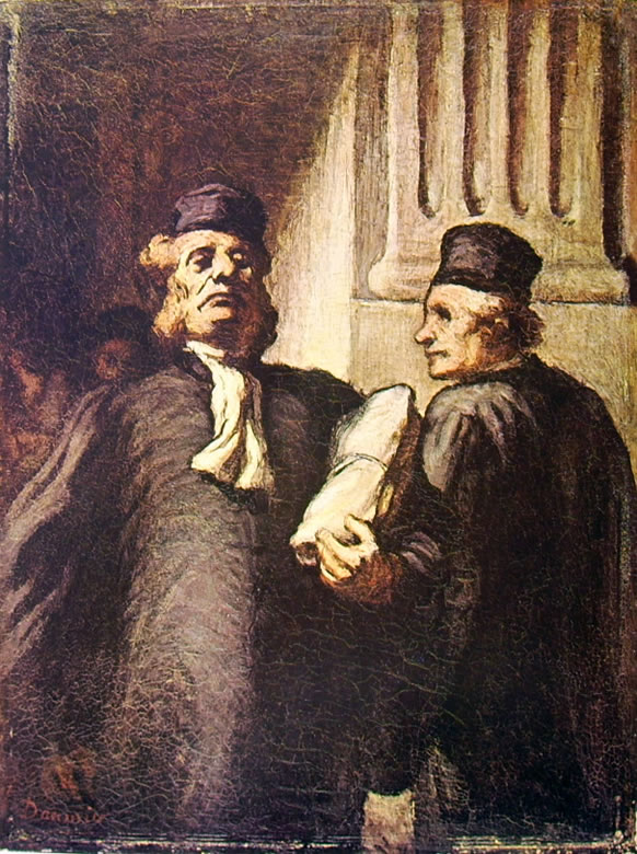 Honoré Daumier: Avvocati (Lione)