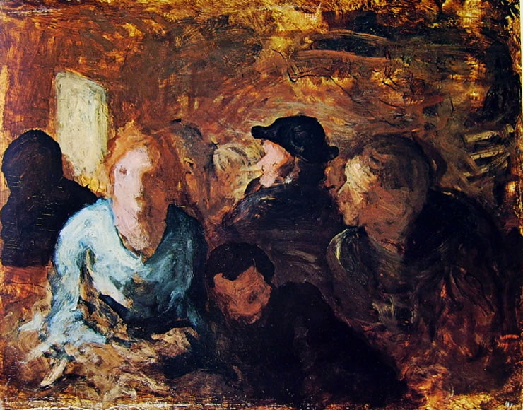 Honoré Daumier: Figure sedute