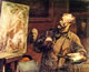 29 Daumier - Pittore che dipinge una deposizione