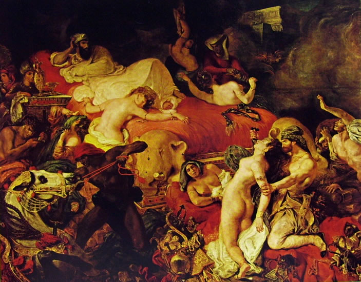 Eugène Delacroix: La morte di Sardanapalo