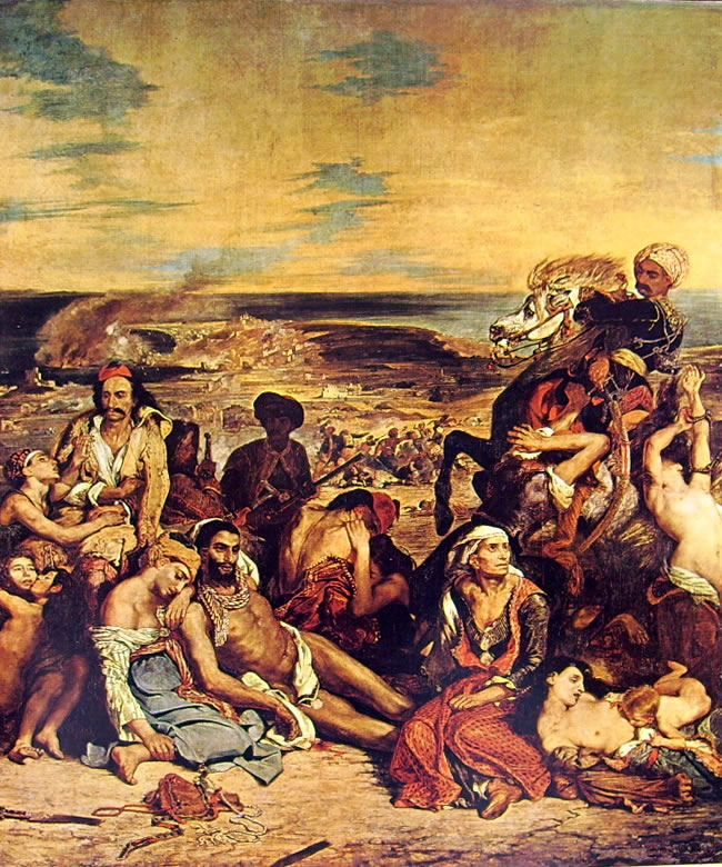 Eugène Delacroix: Il massacro di Scio