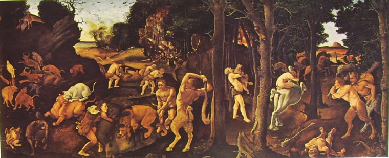 Piero di Cosimo: Storie dell'umanità primitiva