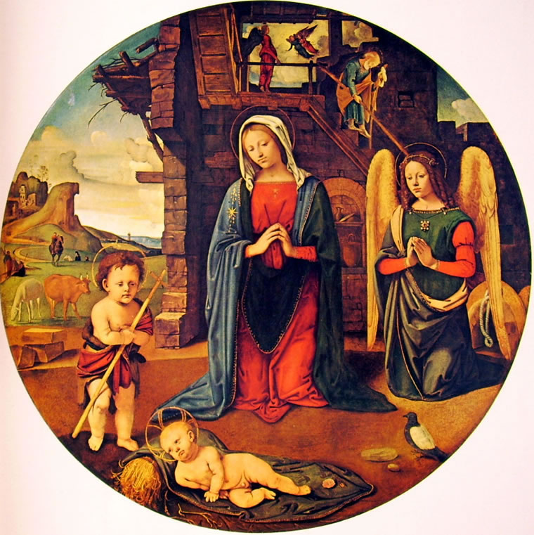 Piero di Cosimo: Adorazione del Bambino (Washington)