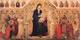 Registro principale della Maestà (recto) - Madonna in trono con il Bambino