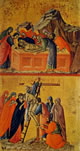 Duccio - Il Seppellimento di Cristo e La Deposizione della croce