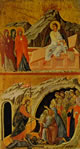 Duccio - Le Marie al Sepolcro e La Discesa al limbo