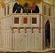 Duccio - La Tentazione di Cristo sul tempio