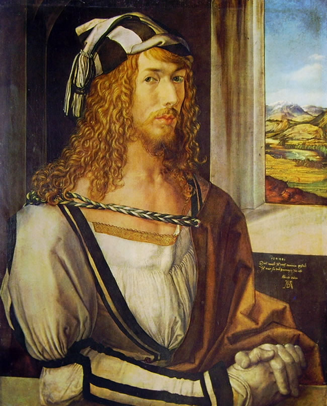 Albrecht Dürer: Autoritratto con i guanti