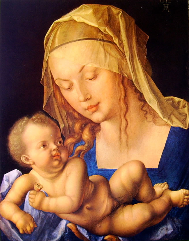 Albrecht Dürer: Madonna col Bambino (Vienna)