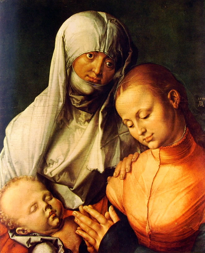 Albrecht Dürer: "Sant'Anna, la Vergine e il bambino" (Metropolitan Museum)