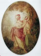 12 Fragonard - donna reggente un bambino in piedi