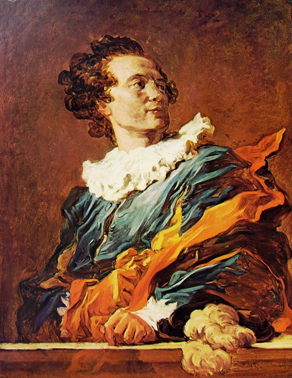 Jean-Honoré Fragonard: "L'attore - Figura di fantasia", o "Busto maschile"