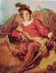 27 Fragonard - l'abate de Saint-Non in costume spagnolo