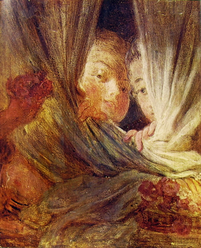 Jean-Honoré Fragonard: Le piccole curiose (Louvre)