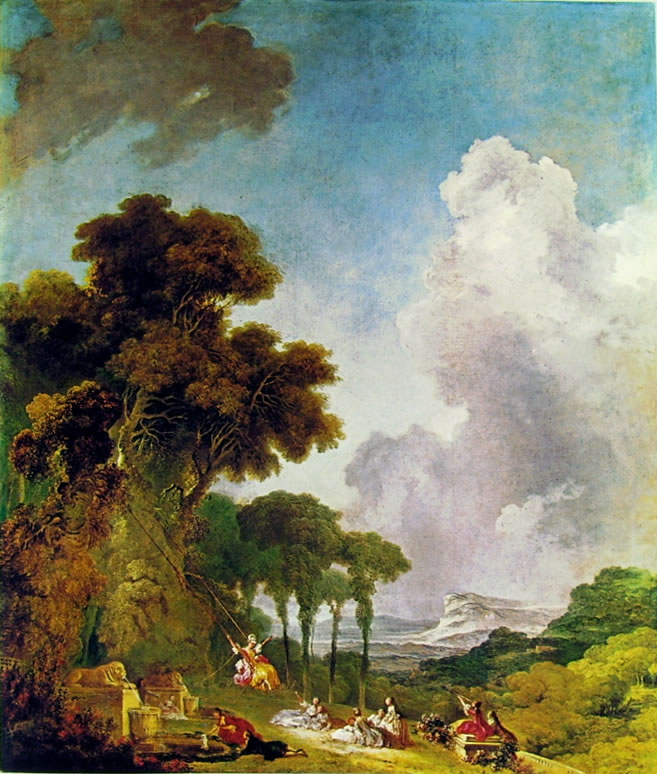 Jean-Honoré Fragonard: L'altalena (Washington)