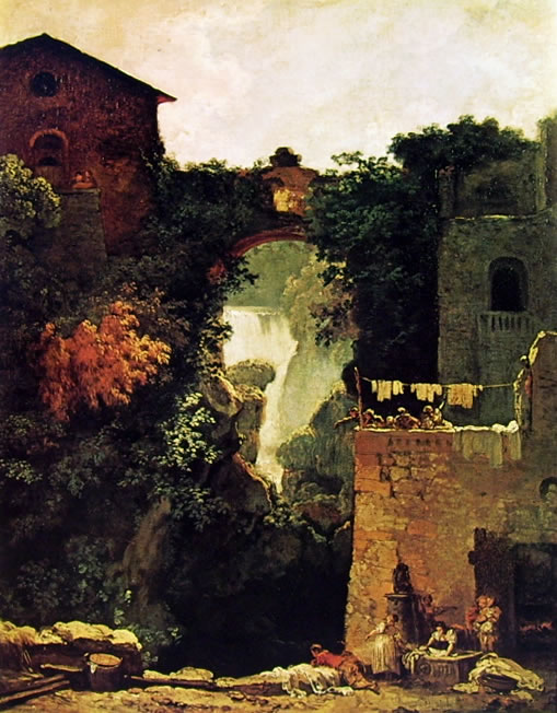 Cascate a Tivoli di Jean-Honoré Fragonard