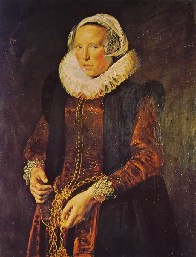 Frans Hals: Donna trentaduenne con catenella alla vita