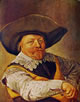 17 Frans Hals - Ufficiale seduto con la destra sul bracciolo