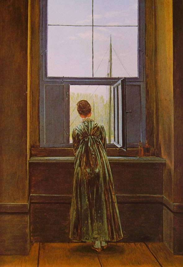 Caspar David Friedrich: Donna alla finestra (Berlino)