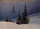 5 Friedrich - Paesaggio invernale con chiesa