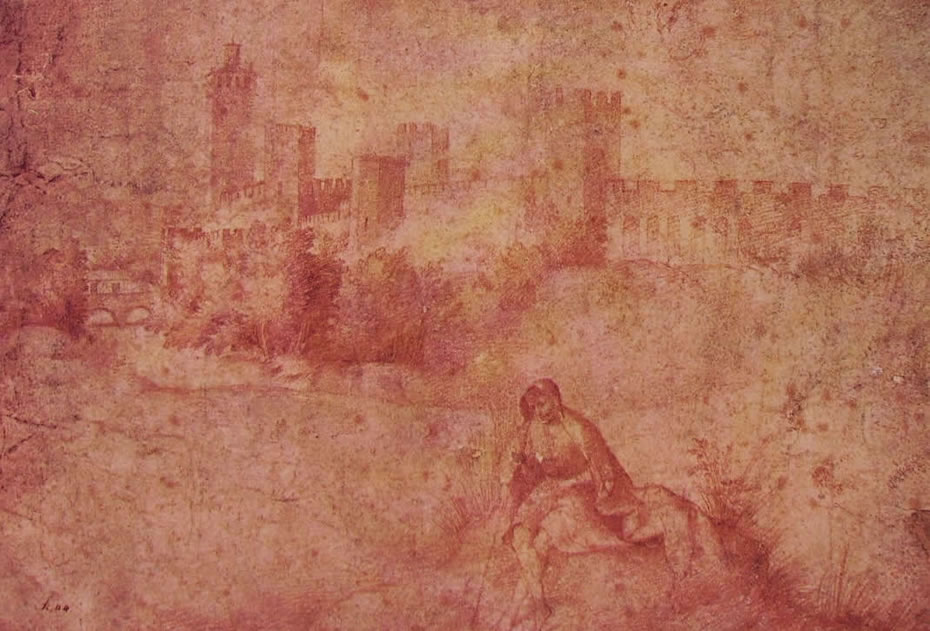 Giorgione: Veduta di Castelfranco e pastorello (Rotterdam)