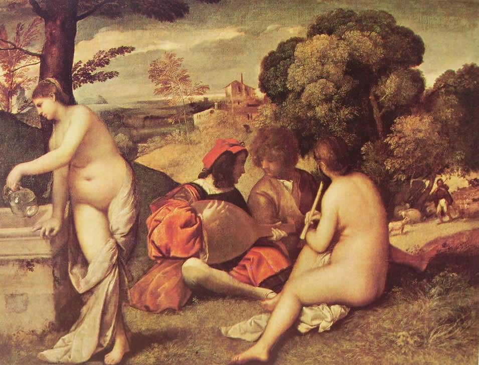 Giorgione: Concerto campestre (Louvre)