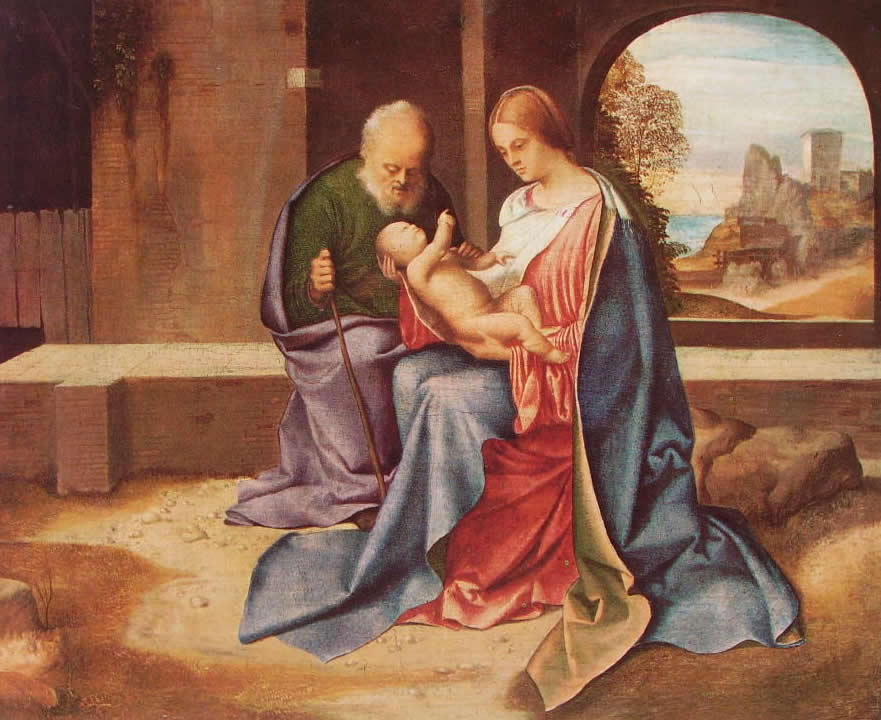 Giorgione: Sacra Famiglia Benson