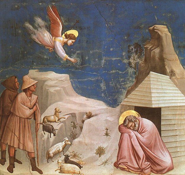 Giotto: Il sogno di Gioacchino (Scrovegni)