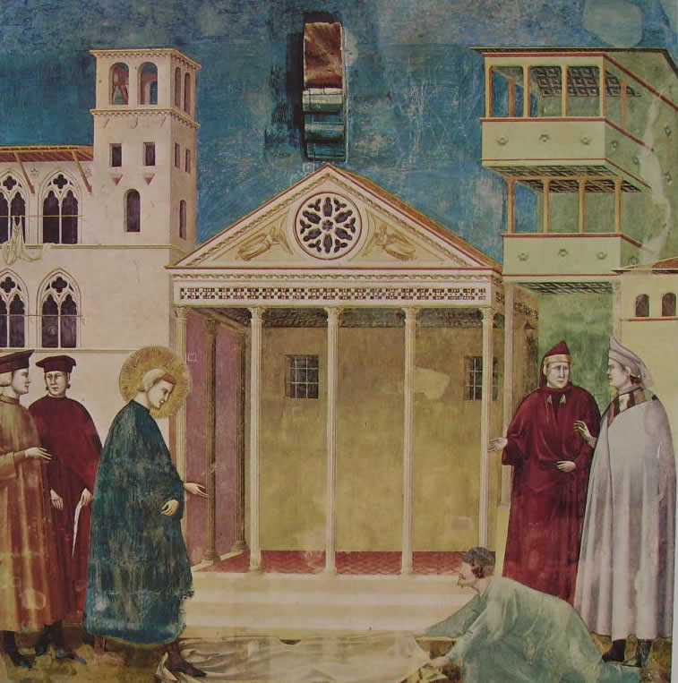 Giotto: L'omaggio di un semplice (Assisi)