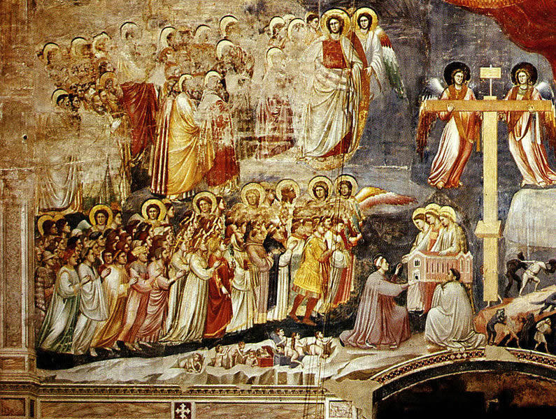 Giotto - Il Giudizio Universale (Scrovegni) part sinistra