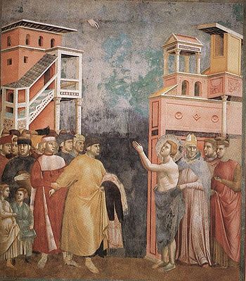 Giotto: La rinunzia dei beni terreni 