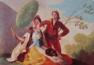 Cartoni per gli arazzi reali: Ballo di Majos presso Manzanares, cm. 272 x 295 Madrid Prado