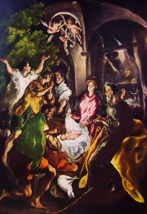 El Greco: Adorazione dei pastori (Metropolitan Museum)