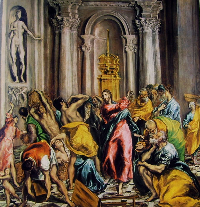 El Greco: La cacciata dei mercanti dal tempio (Madrid)