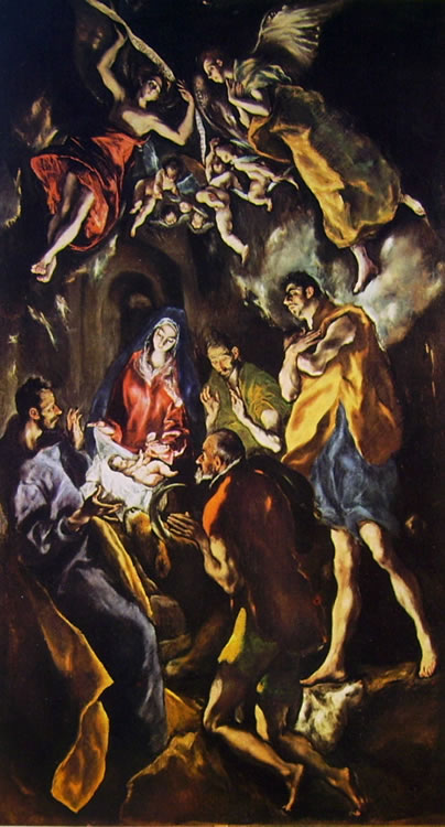 El Greco: L'adorazione dei pastori (Museo del Prado)