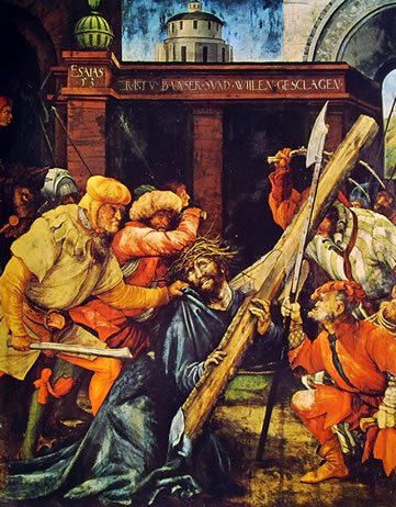 Il trasporto della croce, cm. 193 x 151
