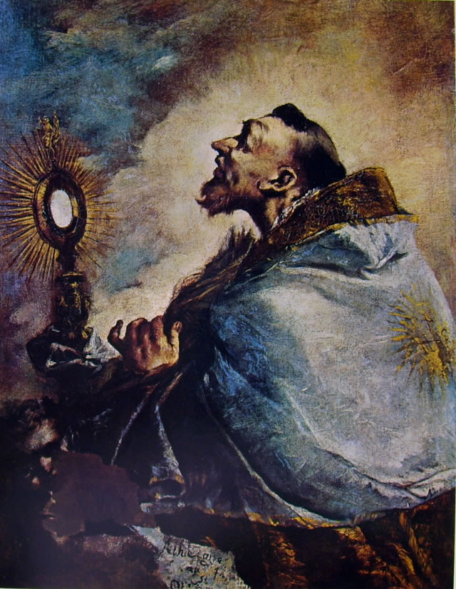 Francesco Guardi: Santo in estasi, o Santo adorante l'Eucarestia