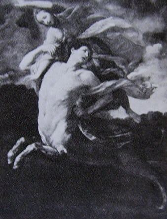 Ercole e Deianira, cm. 257 x 195, Galleria del Castello, Praga
