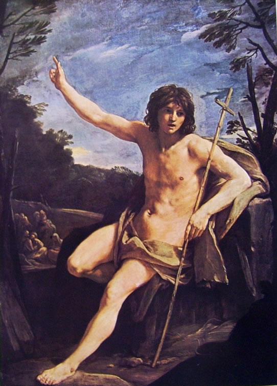 Il Battista nel deserto (Londra) di Guido Reni