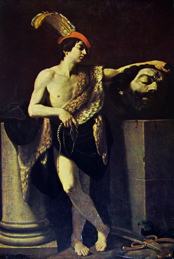 Guido Reni: Davide con la testa di Golia (Louvre)