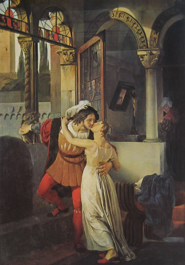 Hayez: Romeo e Giulietta (Tremezzo)