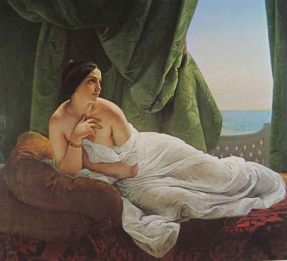 Hayez: Odalisca sdraiata