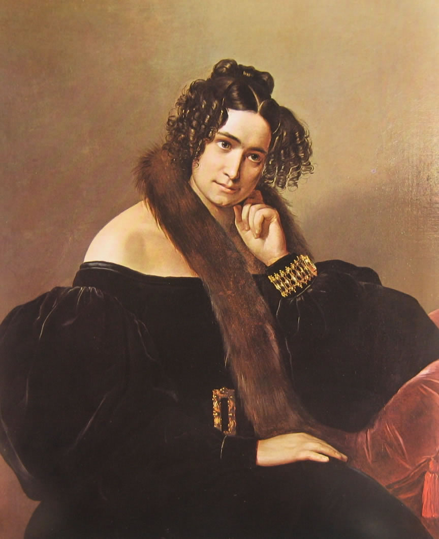 Hayez: Ritratto di Felicina Caglio Perego Cremnago